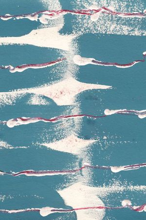 手绘几何印花华亿平台图片