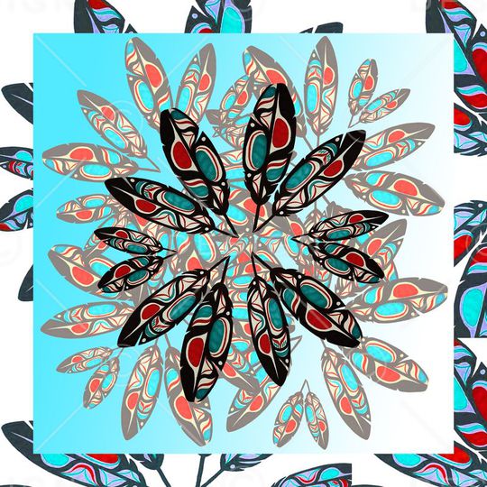 抽象风格印花华亿平台图片