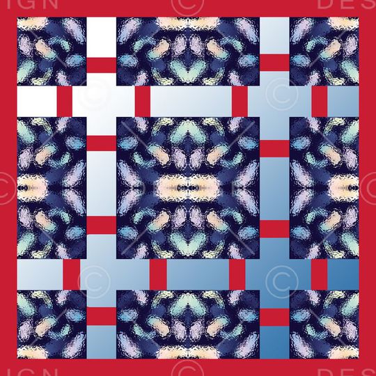 丝巾围巾秀场印花华亿平台图片