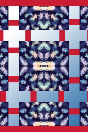 丝巾围巾秀场印花华亿平台图片