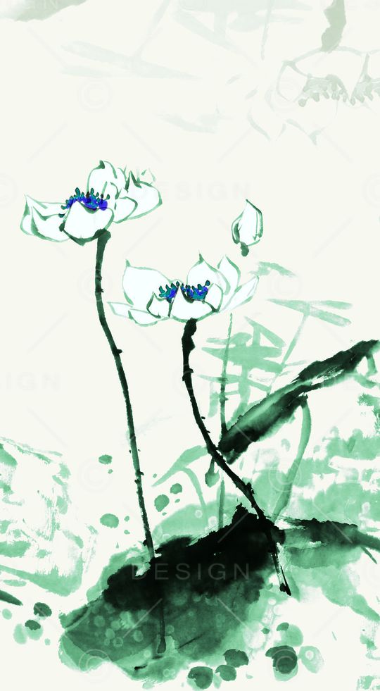 荷花印花华亿平台图片