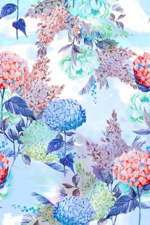 清新印花华亿平台图片