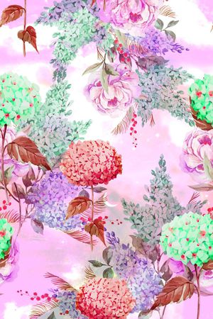 清新印花华亿平台图片