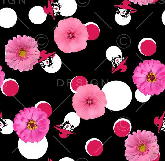 波点印花华亿平台图片