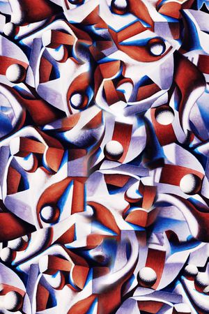 色块印花华亿平台图片