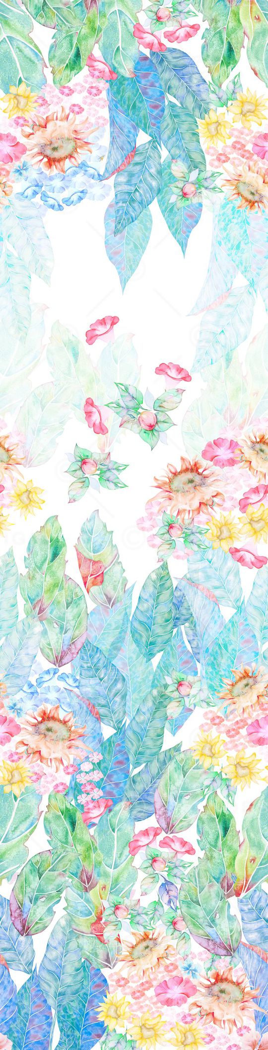 热带雨林印花华亿平台图片