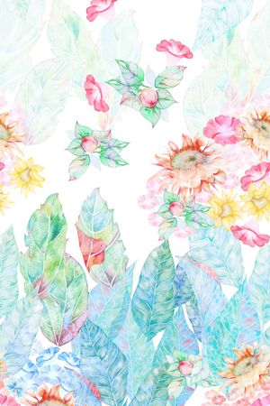 热带雨林印花华亿平台图片