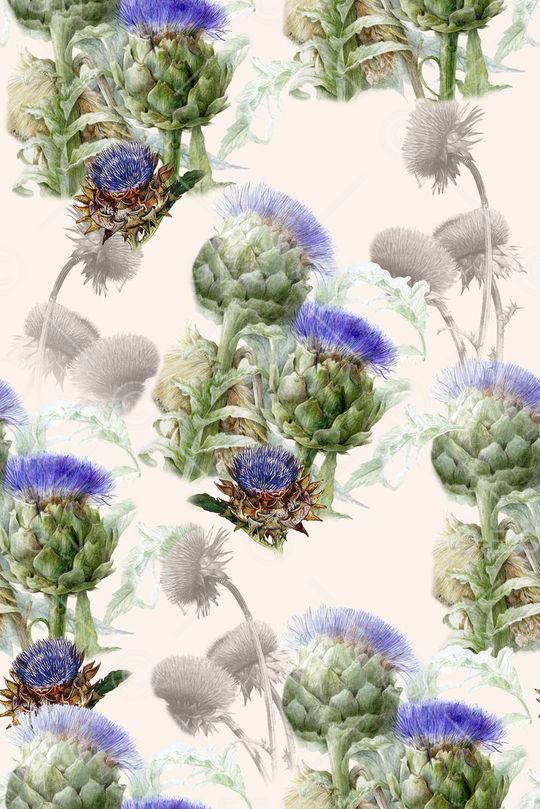 小清新花卉印花华亿平台图片