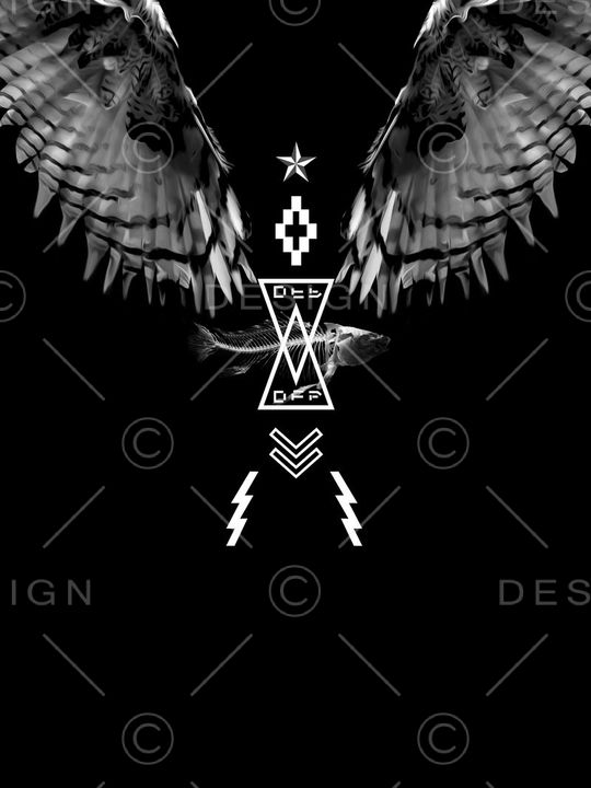 几何潮牌MARCELO印花华亿平台图片