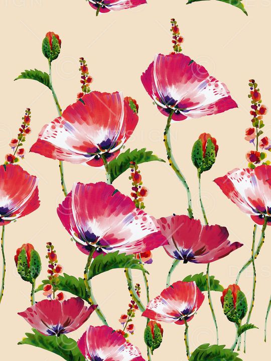 小碎花印花华亿平台图片