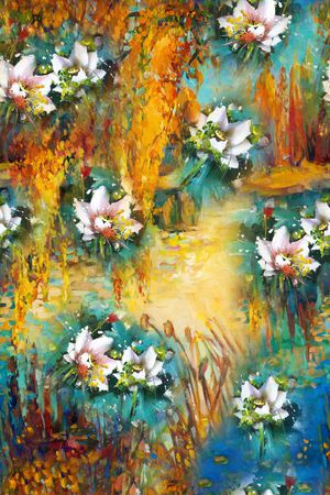 面料花印花华亿平台图片