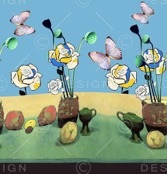 花朵印花华亿平台图片