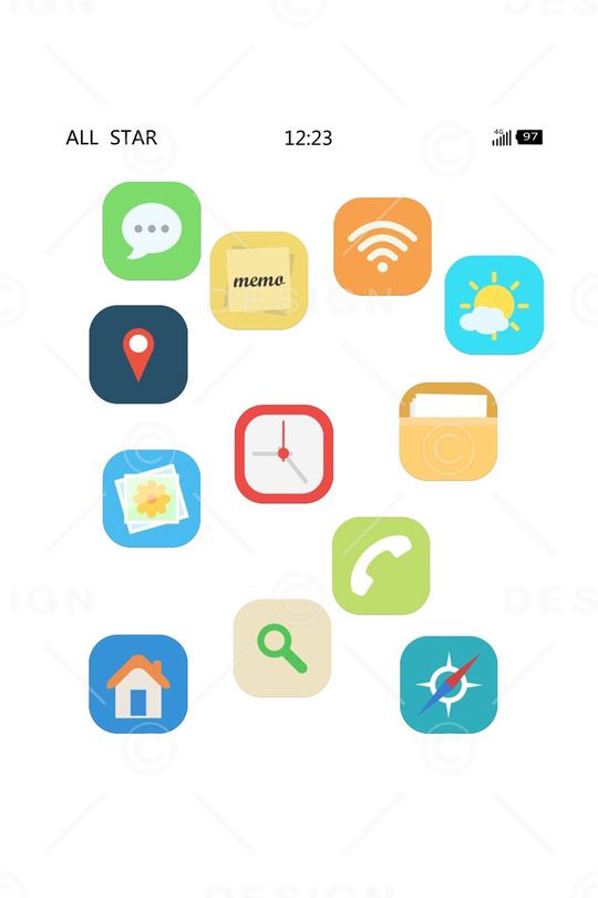 现代风格印花华亿平台图片