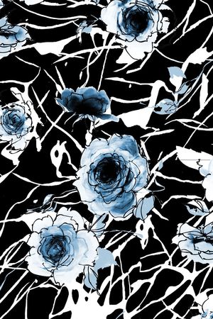 手绘印花华亿平台图片