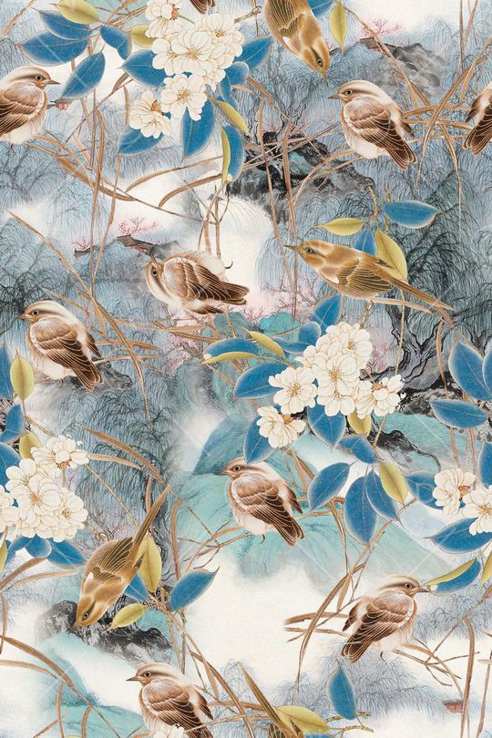 鸟印花华亿平台图片