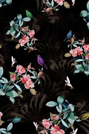 手绘印花华亿平台图片