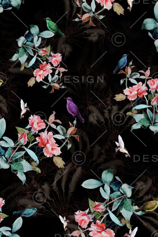 手绘印花华亿平台图片