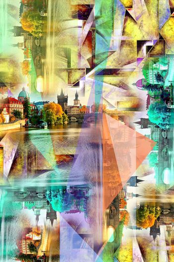 风景印花华亿平台图片