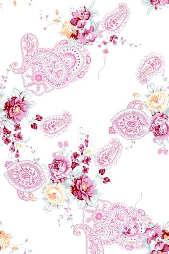 腰果印花华亿平台图片