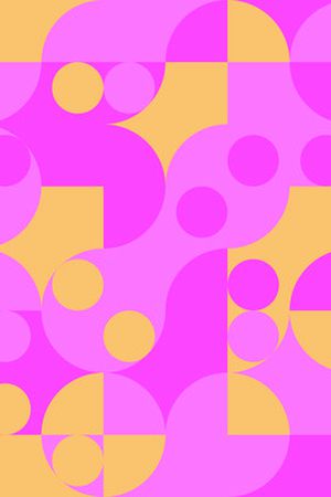 不规则几何印花华亿平台图片