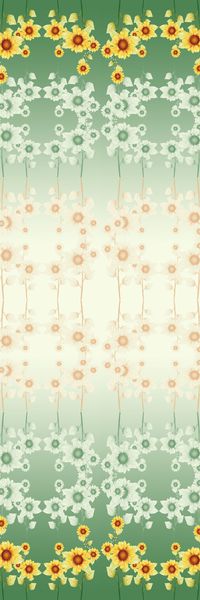 向日葵印花华亿平台图片