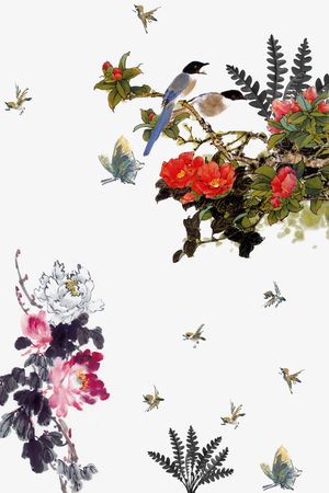 中国风印花华亿平台图片