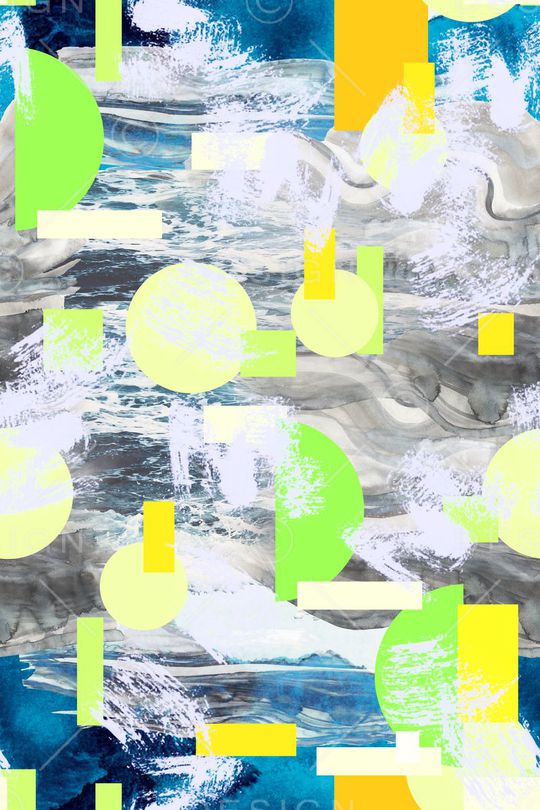 抽象印花华亿平台图片