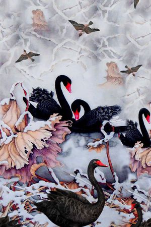 荷叶印花华亿平台图片