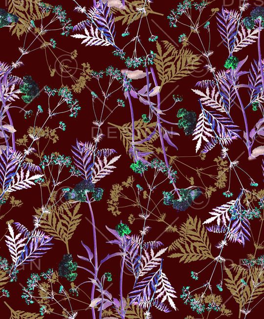 植物印花华亿平台图片