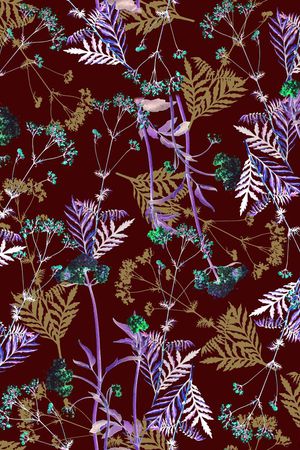 植物印花华亿平台图片