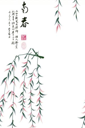 中国风印花华亿平台图片