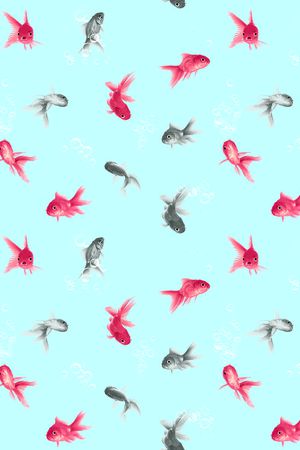 小鱼印花华亿平台图片