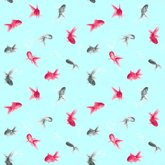 小鱼印花华亿平台图片