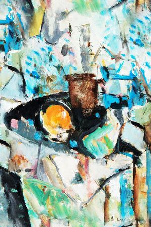 不规则几何印花华亿平台图片