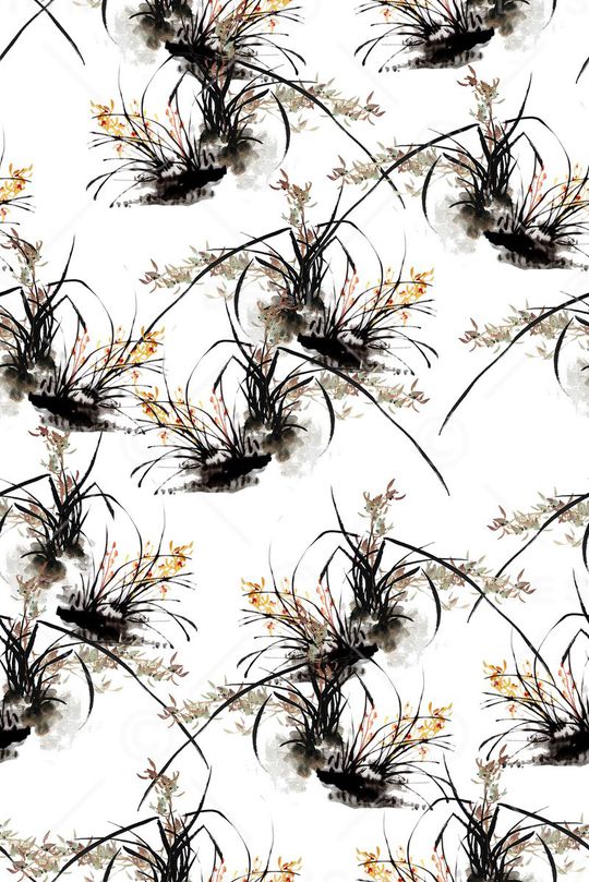 中国风印花华亿平台图片