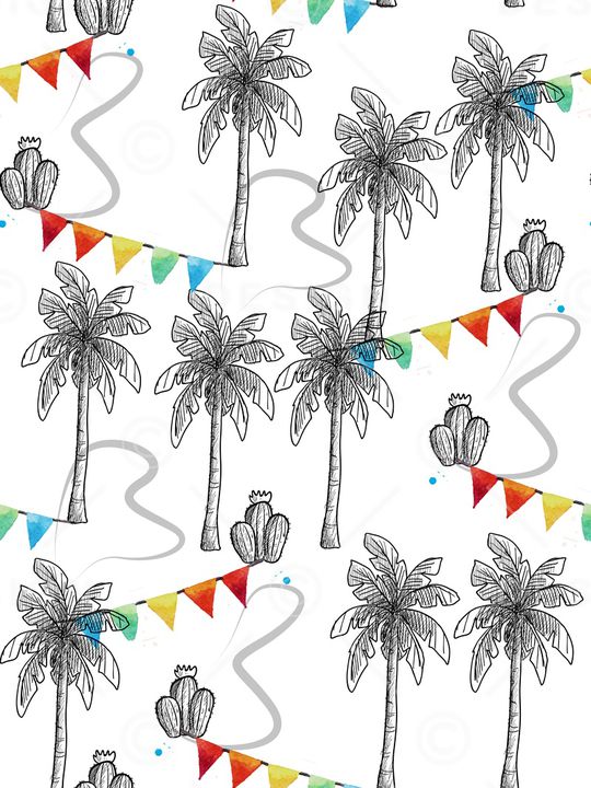 植物印花华亿平台图片