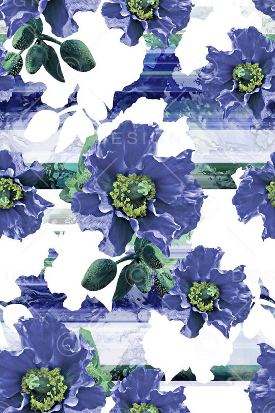 抽象手绘满版最新高清数码时尚潮流大牌复古欧美风印花华亿平台图片