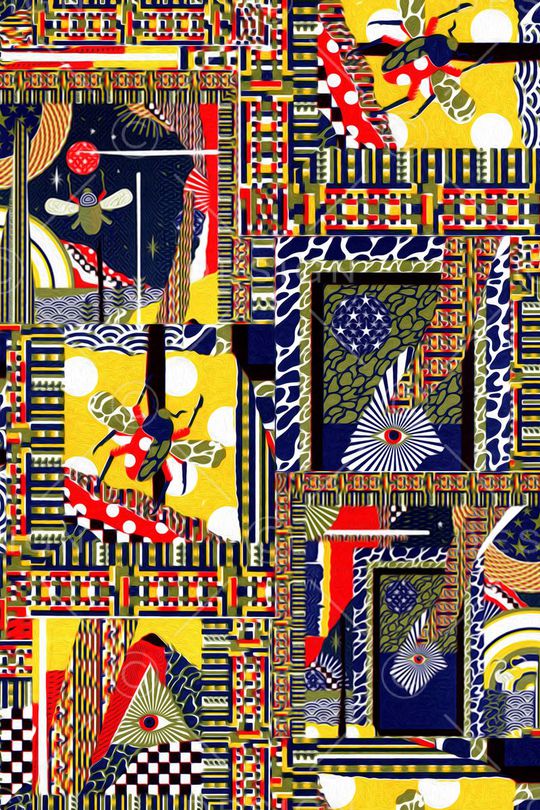 手绘印花华亿平台图片