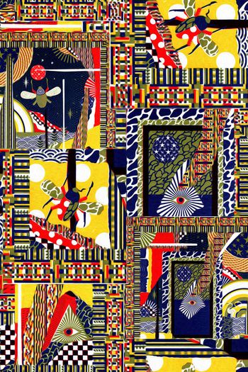 手绘印花华亿平台图片