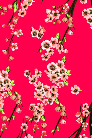 树枝印花华亿平台图片