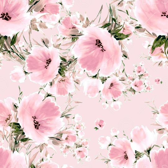 手绘花印花华亿平台图片