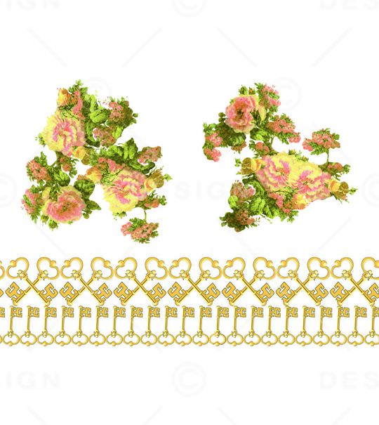 锁匙印花华亿平台图片