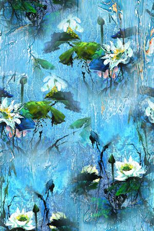 中国风印花华亿平台图片