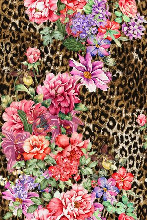 花朵。印花华亿平台图片