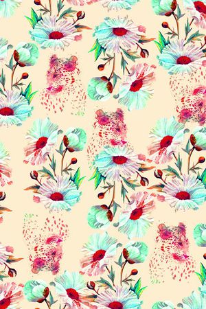 花朵印花华亿平台图片