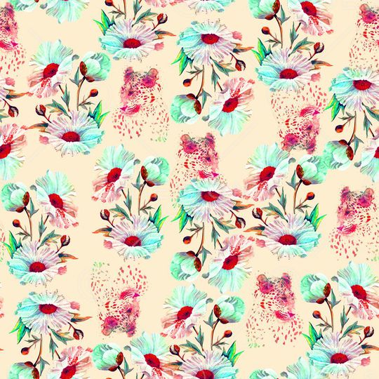 花朵印花华亿平台图片