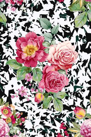 花朵印花华亿平台图片