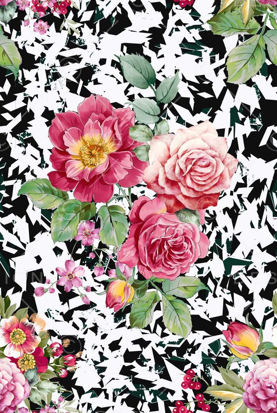 花朵印花华亿平台图片