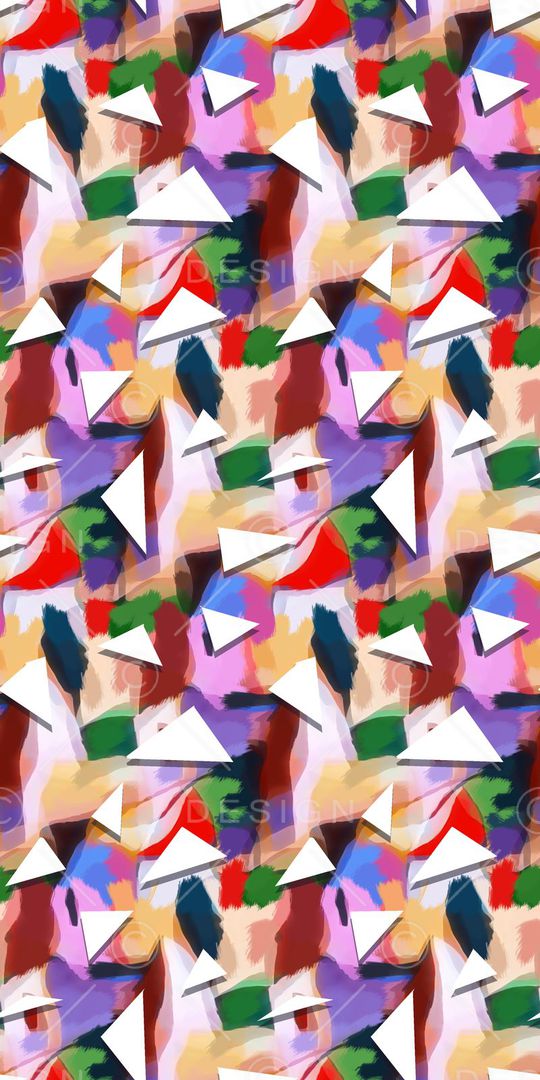 抽象手绘满版最新高清数码时尚潮流大牌复古欧美风纹理印花华亿平台图片