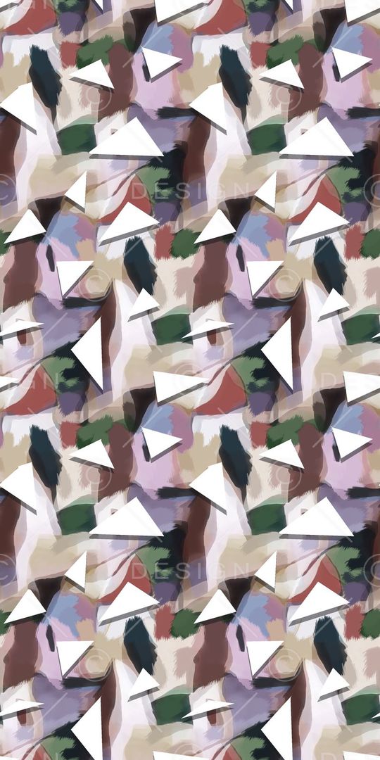 抽象手绘满版最新高清数码时尚潮流大牌复古欧美风纹理印花华亿平台图片